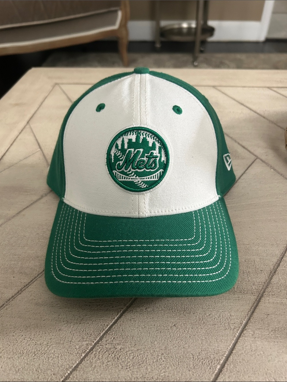 Mets st Patrick day flex hat
